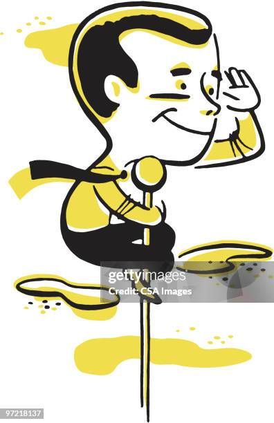 look out - saluting stock illustrations