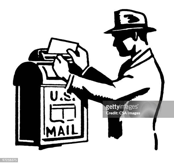 mail - note message stock illustrations