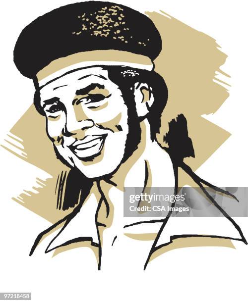 drummer - afro stock illustrations