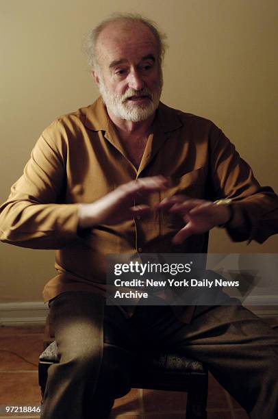 Actor and playwright Ron McLarty in his upper West Side home.