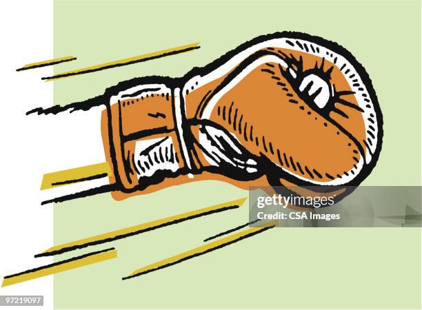 boxing - sporthandschuh stock-grafiken, -clipart, -cartoons und -symbole