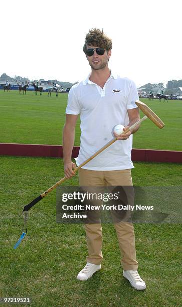 Mercedes-Benz Polo Challenge Opening Day Hosted Blue Star Jet and by Chace Crawford of the Gossip Girl show at polo.