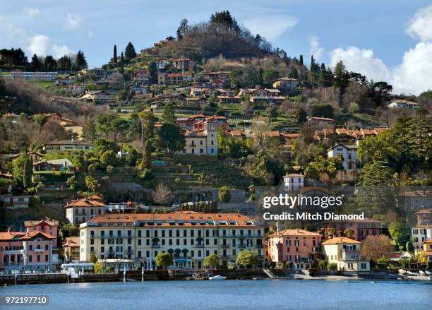 menaggio on lake como - menaggio stock pictures, royalty-free photos & images