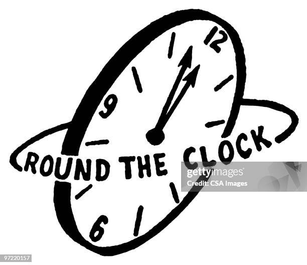 Hourly Rounds Clock 24 Hr Clock Photos and Premium High Res Pictures - Getty Images