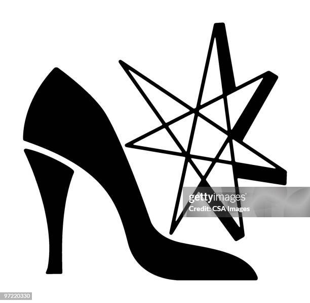 shoe - high heels stock illustrations