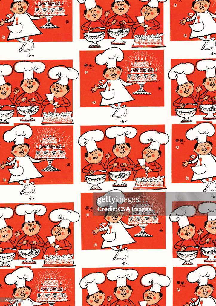 Chef Work Pattern Chef Pattern High-Res Vector Graphic - Getty Images