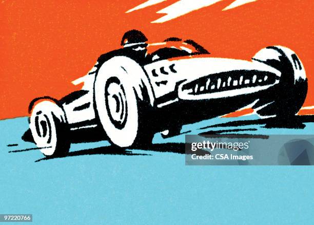 dune buggy - racecar stock illustrations