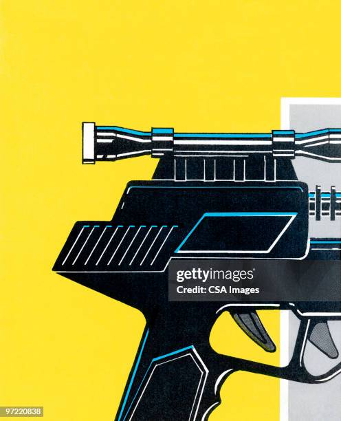 ilustrações de stock, clip art, desenhos animados e ícones de gun parts - crosshairs