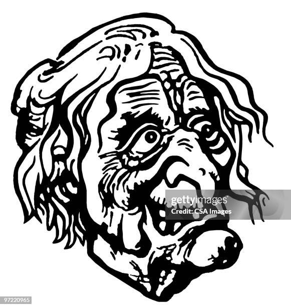 hag - ugly stock illustrations