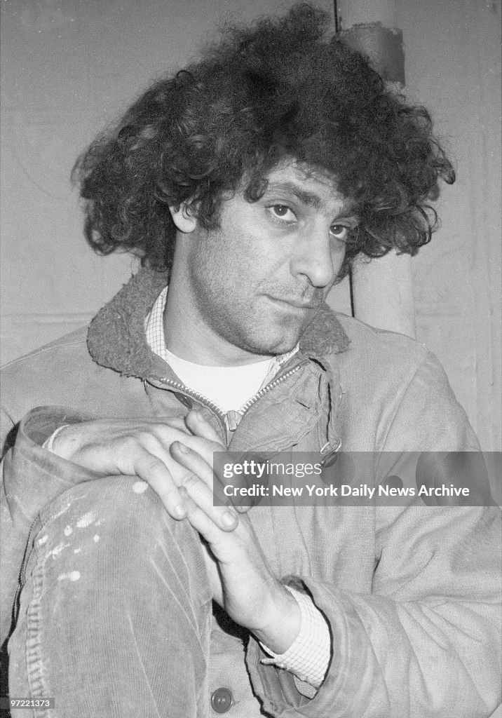 Abbie Hoffman, looking tired after spending Saturday in Fede