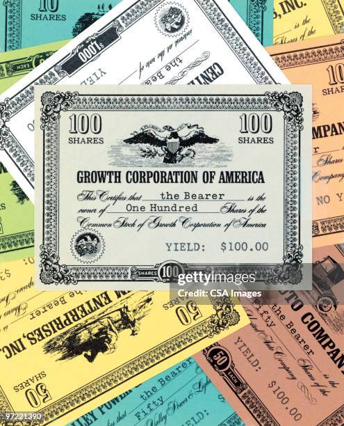 ilustrações, clipart, desenhos animados e ícones de certificates pattern - ação da bolsa de valores