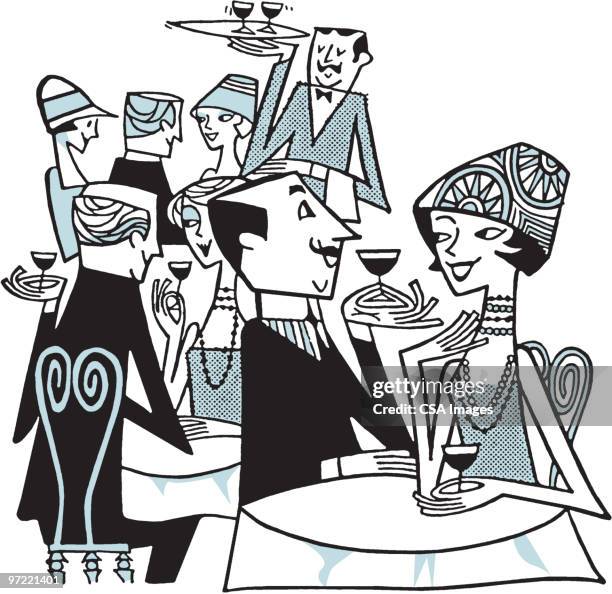 party - ornate stock illustrations