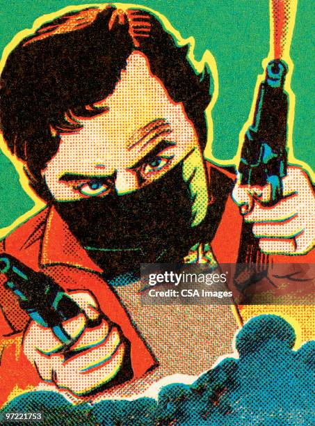 stickup - hooligan stock illustrations