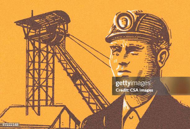 laborers - miner stock illustrations