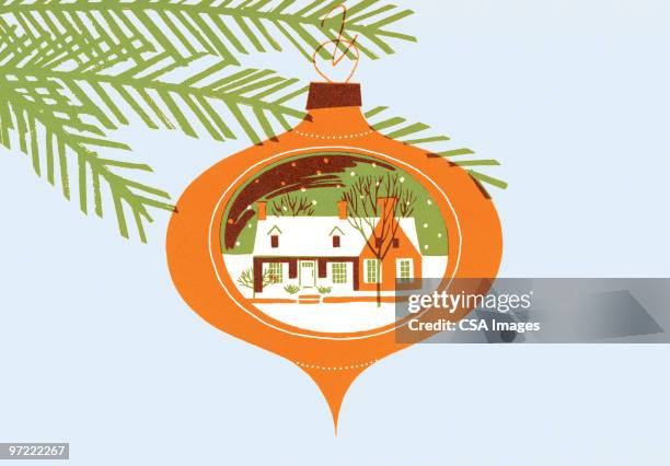 christmas tree ornament - national holiday stock-grafiken, -clipart, -cartoons und -symbole