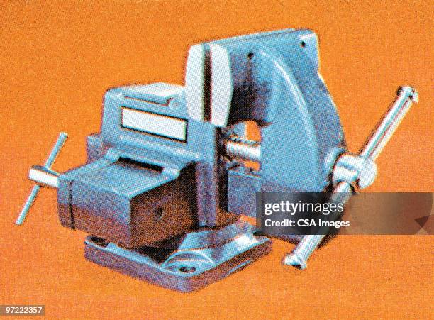 press - clamp stock illustrations