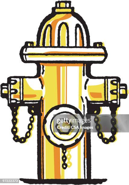 fire hydrant - fire hydrant stock illustrations