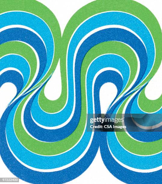 wave pattern - funky stock illustrations