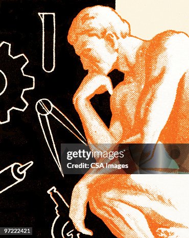 The Thinker High-Res Vector Graphic - Getty Images