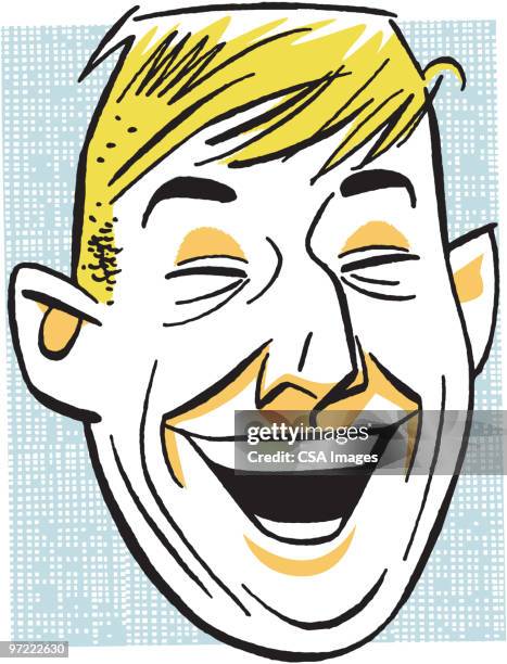 laughing man - laughing stock illustrations