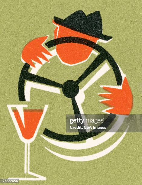 drinking and driving - drunk driving stock illustrations
