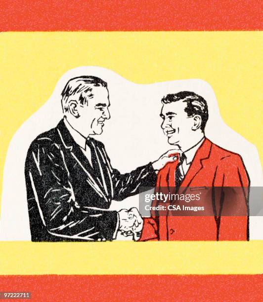 shaking hands - agreement stock illustrations