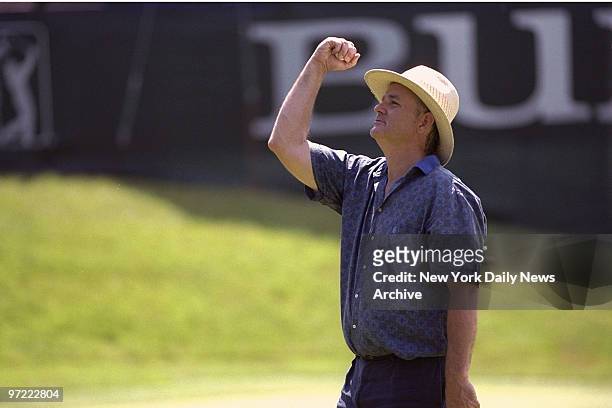 Actor Bill Murray at the Buick Classic Pro Am golf tournament.