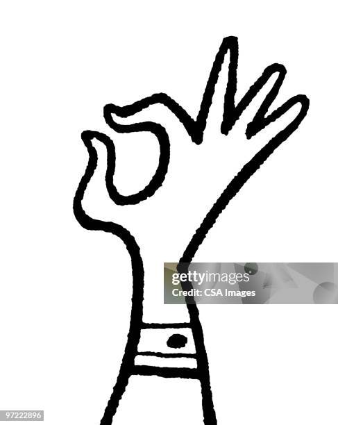 aok - handgelenk stock-grafiken, -clipart, -cartoons und -symbole