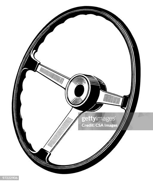 illustrazioni stock, clip art, cartoni animati e icone di tendenza di steering wheel - steering wheel