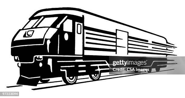 train - railway track stock illustrations