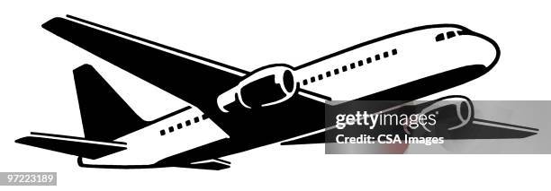 airplane - plane stock illustrations