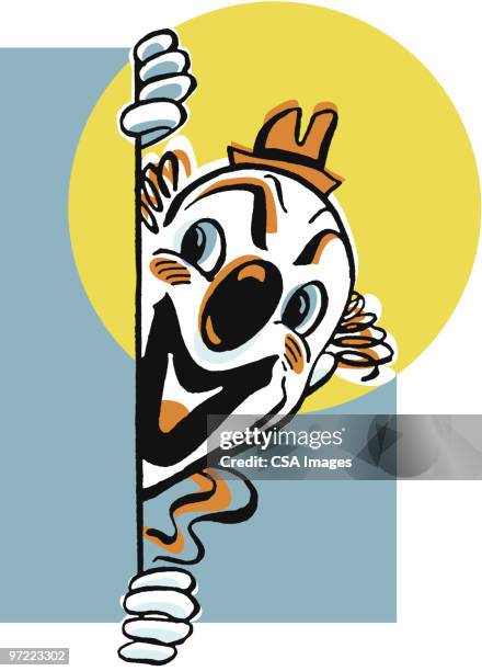 clown - stalker stock illustrations