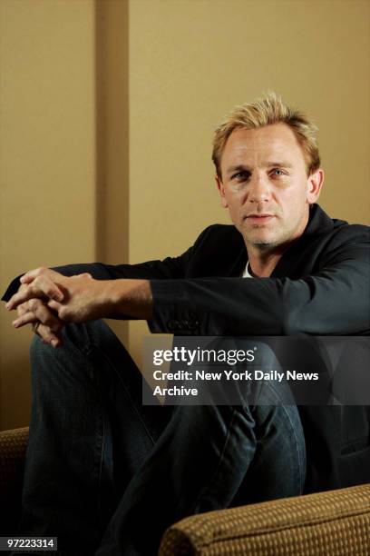 Actor Daniel Craig at the Regency Hotel in Manhattan. He is starring in the new film "Layer Cake."