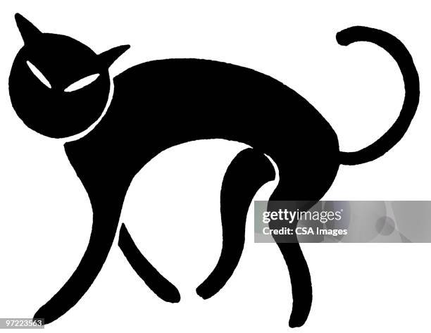 cat - cat tail stock illustrations