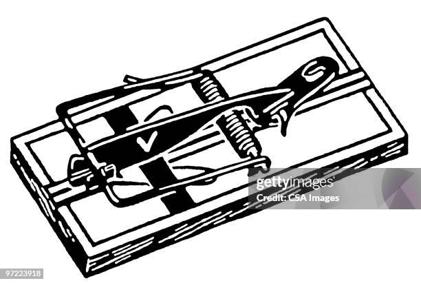 mousetrap - mouse trap stock illustrations