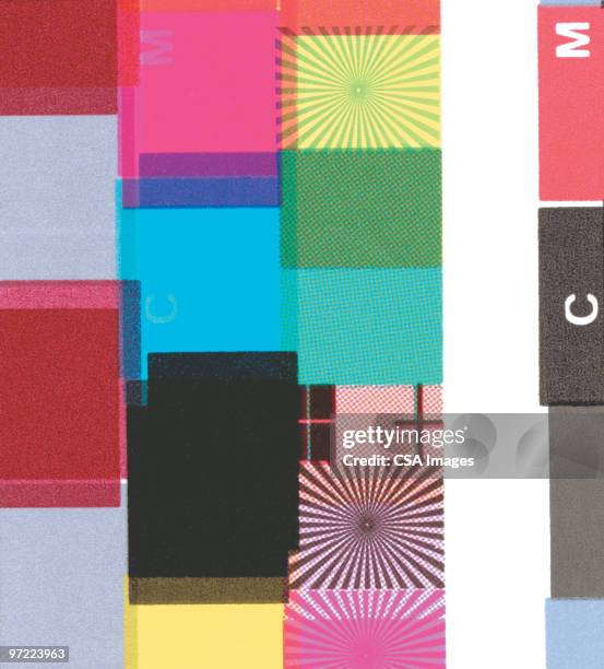 block pattern - 90s stock illustrations