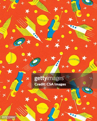Rocket Man Pattern Rocket Pattern High-Res Vector Graphic - Getty Images