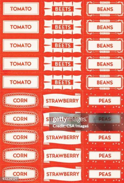 Random Food Labls 18,439 Labelled Food High Res Illustrations - Getty Images