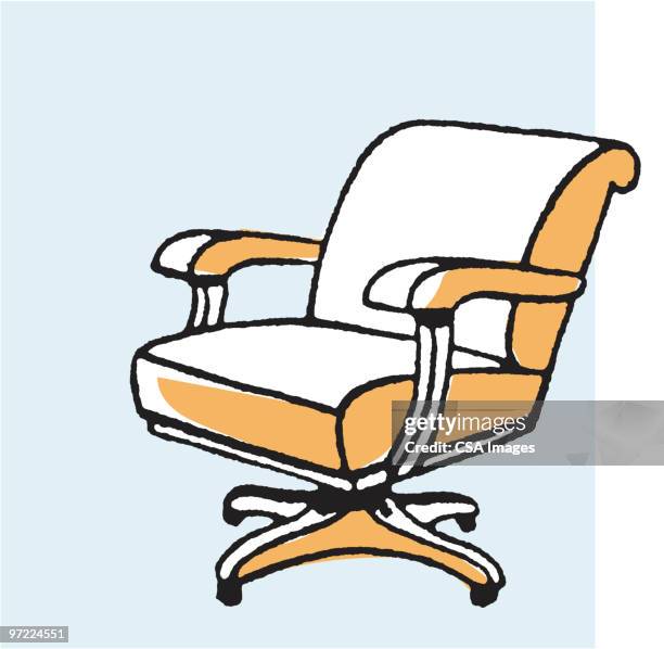 office chair - office chair stock illustrations