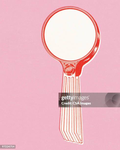 hand mirror - vanity stock illustrations