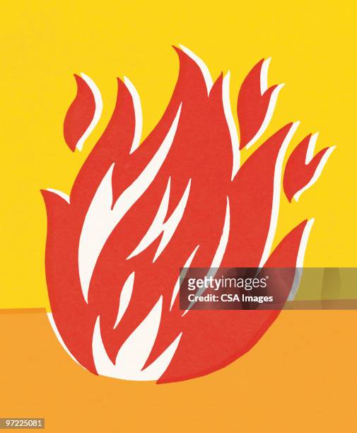 ilustrações, clipart, desenhos animados e ícones de fire - burning