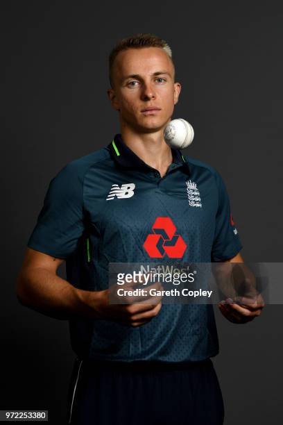 Tom Curran of England poses for a portrait at The Kia Oval on June 12, 2018 in London, England.