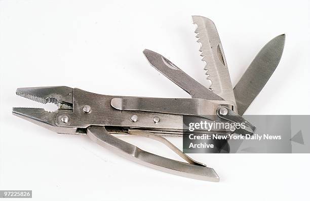 Multi-purpose tool carried in a Daily News reporter's bag that was not discovered at an airport security checkpoint. To test the supposedly more...