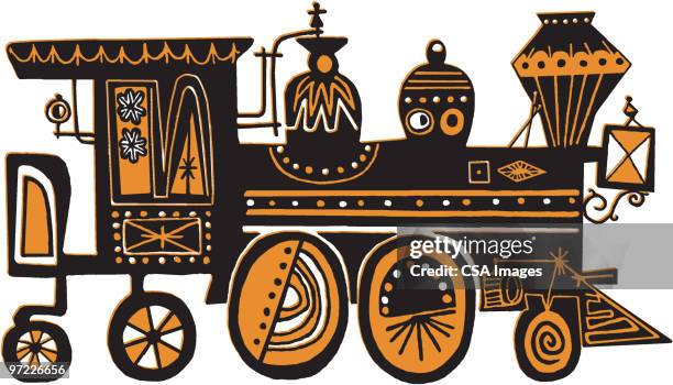 train - railway track stock illustrations