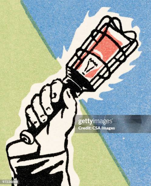 microphone in hand - microphone stock illustrations
