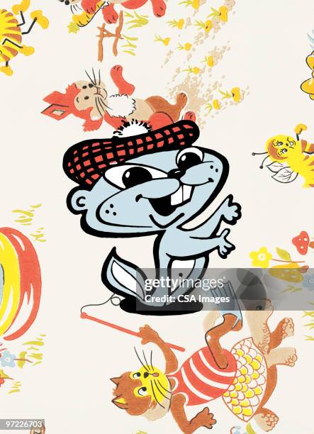 ilustrações, clipart, desenhos animados e ícones de chipmunk in tam - chipmunk