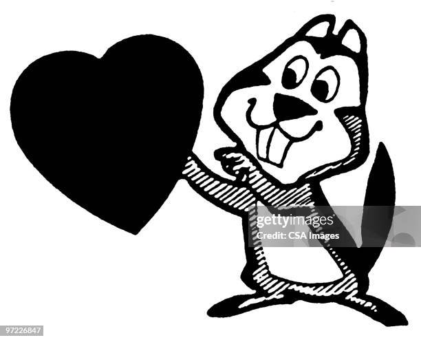 chipmunk - streifenhörnchen stock-grafiken, -clipart, -cartoons und -symbole