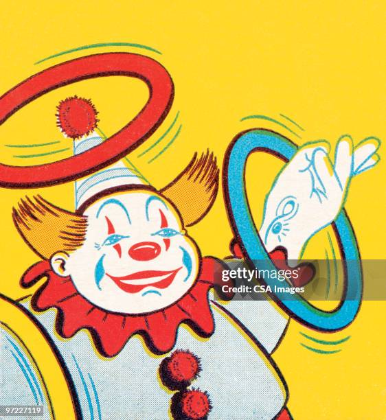 clown - clown makeup stock illustrations