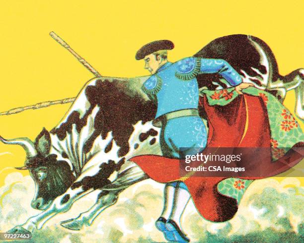 stierkampf - torero stock-grafiken, -clipart, -cartoons und -symbole
