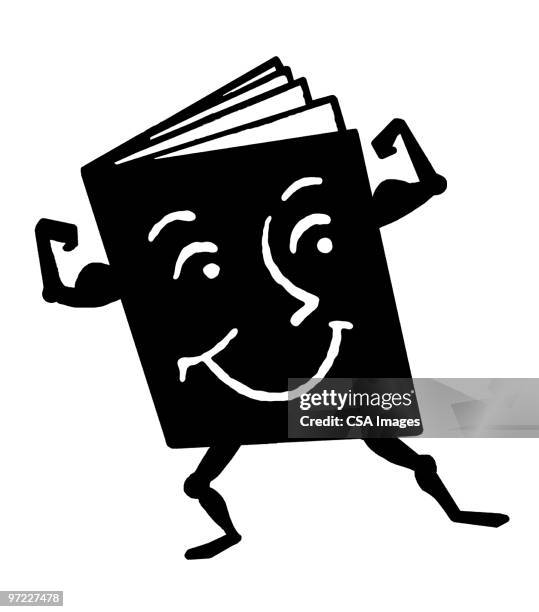 Illustration of an anthropomorphic book, symbolizing the fusion of knowledge and sentience in literature.